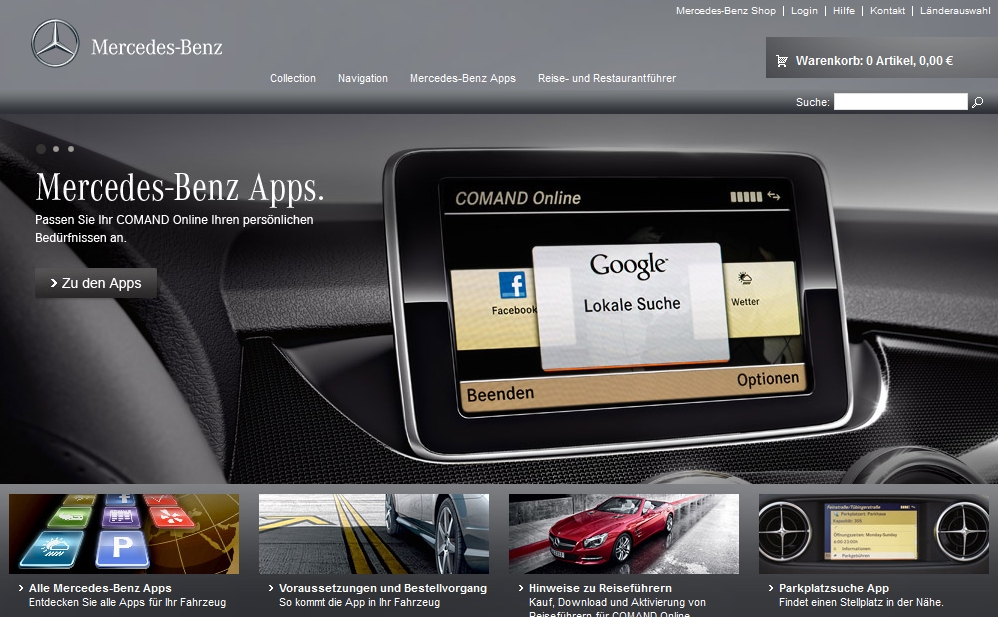 Mercedes Benz Apps